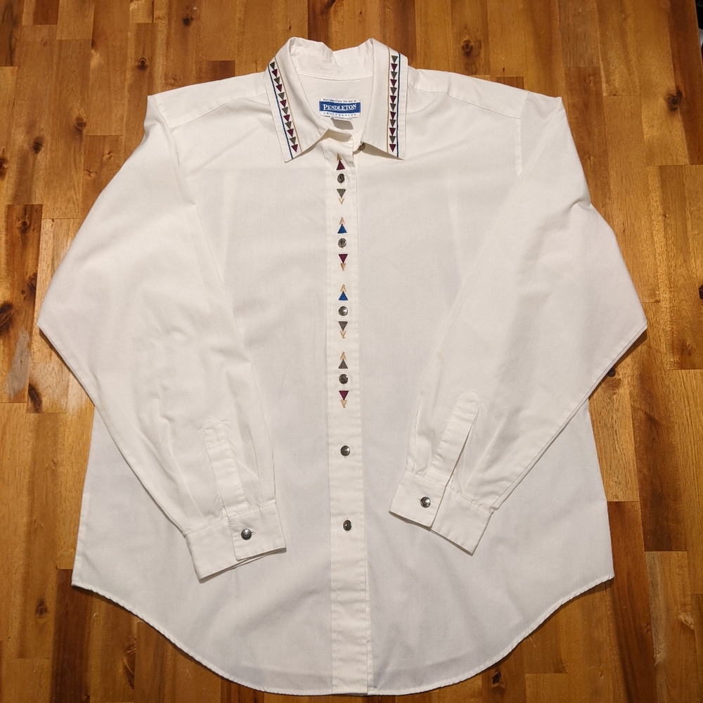 Pendleton Size 14 Vintage, Long-Sleeve, Button-Down